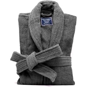 Marquess All-Cotton Bathrobe Thick Plush Cloth Housecoat Terry Toweling, Sweat Steaming Clothes Comfortable & Warm