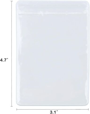 WEDDINGHELPER Jewelry Bags Small Self-Sealing Plastic Zip Clear Bags PVC Transparent Lock Bag for Storing Bracelets Rings Earrings Ziplock Pouch (1.6 x 2.4inch(100pcs) in Saudi Arabia