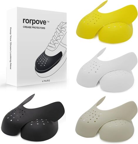 واقيات تجعد الأحذية، rorpove 4 أزواج من واقيات تجعد الأحذية الرياضية، واقيات تجعد الأحذية الرياضية، واقي تجعد الأحذية للقوات الجوية، جوردان، دونك، للنساء 5-9 in Saudi Arabia