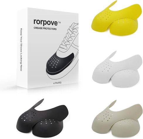 واقيات تجعد الأحذية، rorpove 4 أزواج من واقيات تجعد الأحذية الرياضية، واقيات تجعد الأحذية الرياضية، واقي تجعد الأحذية للقوات الجوية، جوردان، دونك، للنساء 5-9 in Saudi Arabia