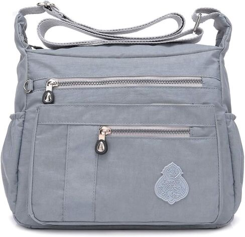 MINTEGRA Crossbody Bag for Women Nylon Waterproof Shoulder Purse Messenger Bag Lightweight Pocketbooks in Kuwait