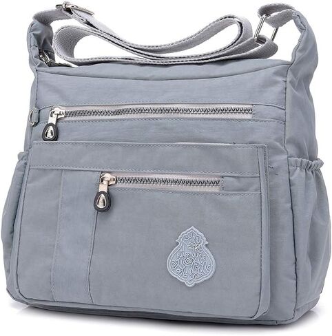MINTEGRA Crossbody Bag for Women Nylon Waterproof Shoulder Purse Messenger Bag Lightweight Pocketbooks in Kuwait