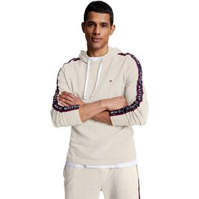 Tommy Hilfiger Men's Long-Sleeve Knit Pullover Lounge Hoodie in Saudi Arabia