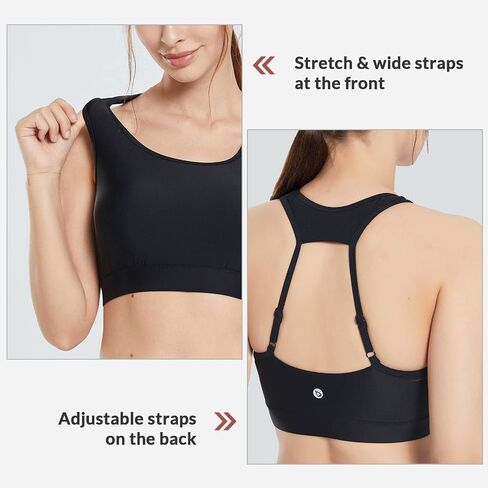 BALEAF Women's UPF 50+ Swim Bra Modest Bikini Top Quick Dry Workout Sport Bra Under Rash Guard in Kuwait