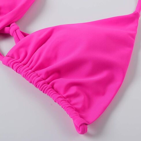 MOSHENGQI Women Sexy Brazilian Bikini 2 Piece Spaghetti Strap Top Thong Swimsuit Bathing Suit in Saudi Arabia