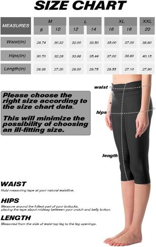 بنطال سباحة للسيدات من KEEPRONE للسباحة بطول الركبة وحزام خصر مطوي جانبيًا in Kuwait