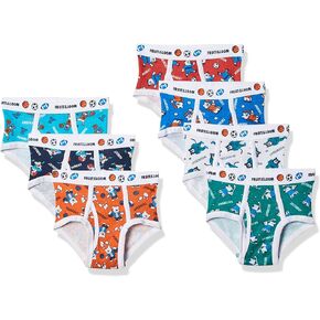 سراويل داخلية قطنية بدون علامات للصبيان من فروت أوف ذا لوم (ألوان متنوعة), متعدد الألوان, One Size in Kuwait