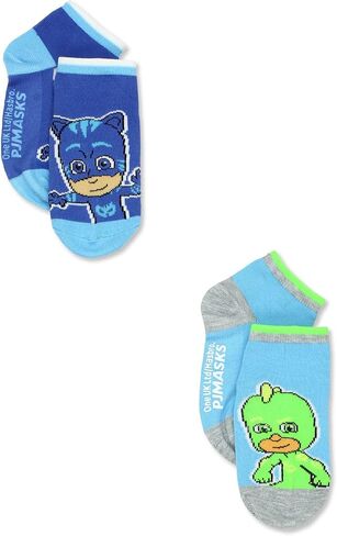 PJ Masks Boys Toddler Kids 6 Pack Gripper Quarter Socks in Saudi Arabia