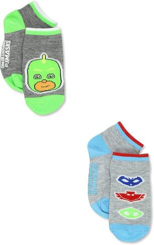 PJ Masks Boys Toddler Kids 6 Pack Gripper Quarter Socks in Saudi Arabia