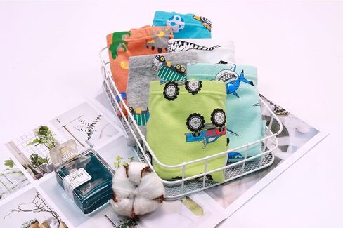 Demifill Boys Boxer Briefs 100% Cotton Monster Car Underwear Toddler Boys Dinosaur Shark Undies in Kuwait