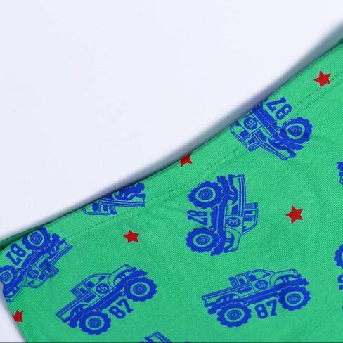 Demifill Boys Boxer Briefs 100% Cotton Monster Car Underwear Toddler Boys Dinosaur Shark Undies in Kuwait