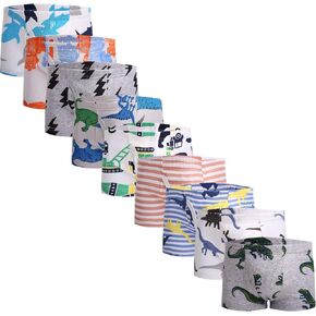 Little Boys Soft Cotton Briefs Dinosaur Truck Shark Baby Toddler Kids Underwear Various cute patterns 6-8Pack in Saudi Arabia