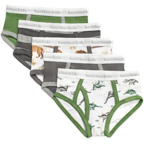 Burt's Bees Baby Toddler Boys' Underwear, Organic Cotton, Tag-Free Comfort Briefs, Pack of 5 in Kuwait