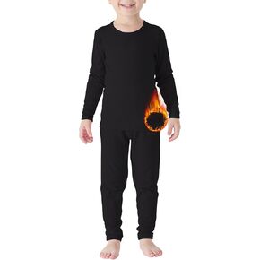 American Trends Kids Thermal Underwear Set Ultra Soft Kids Long Johns Sets Toddler Base Layer for Boys Girls