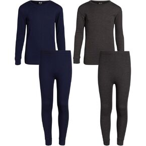 Arctic Hero Boys' Thermal Underwear - 4 Piece Waffle Knit Top and Long John Set (Size: 2-18) in Kuwait