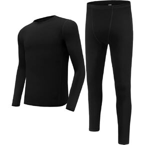ANNGOTI Boy's Thermal Underwear Long Sleeve Athletic Base Layer Compression Underwear Shirt Tights Set in Saudi Arabia