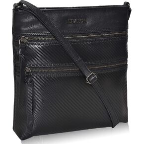 محفظة كروس جلدية للنساء من ESTALON - محفظة صغيرة طويلة على الكتف وحقائب يد نسائية in Kuwait