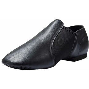 Dynadans Leather Upper Slip-on Jazz Shoe for Girls and Boys (Big Kid/Little Kid/Toddler)