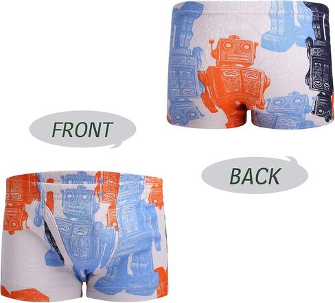 Little Boys Soft Cotton Briefs Dinosaur Truck Shark Baby Toddler Kids Underwear Various cute patterns 6-8Pack in Kuwait