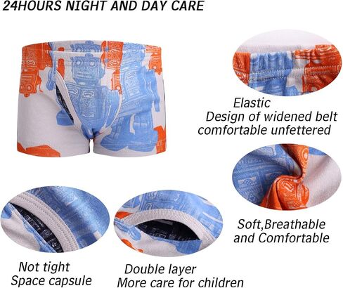 Little Boys Soft Cotton Briefs Dinosaur Truck Shark Baby Toddler Kids Underwear Various cute patterns 6-8Pack in Kuwait