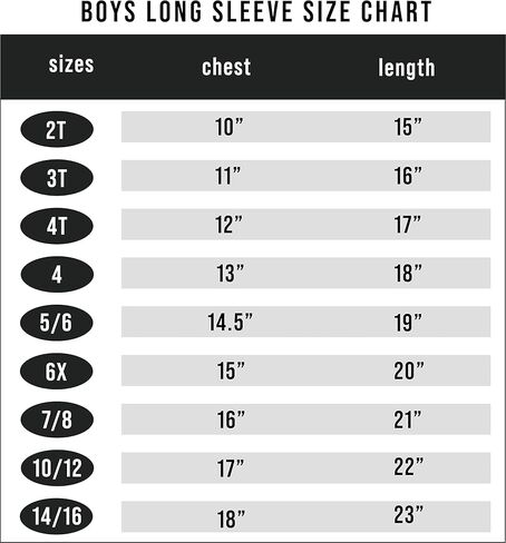 BROOKLYN VERTICAL Boys 4 Pack Long Sleeve Soft Cotton Tagless Crew Neck Tee Shirts| Sizes 2T to 18/20 in Kuwait