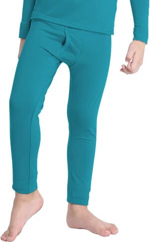 MANCYFIT Thermal Pants for Boys Fleece Lined Leggings Long Underwear Base Layer in Kuwait