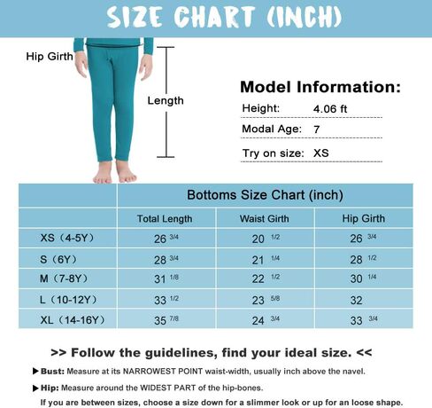 MANCYFIT Thermal Pants for Boys Fleece Lined Leggings Long Underwear Base Layer in Kuwait