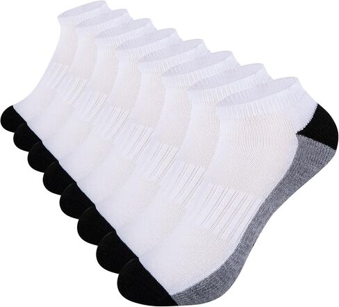 جوارب Comfoex للأولاد 8 أزواج 6-8 4-6 8-10 سنوات جوارب رياضية منخفضة القطع للكاحل جوارب قصيرة نصف مبطنة in Kuwait