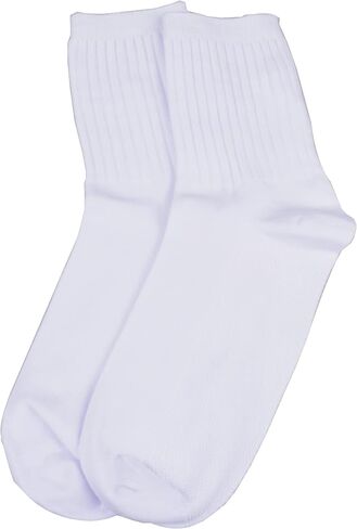T.H.L.S Unisex Girls Boys Little Kids Youth School Uniform Crew Dress Socks Seamless Black White Navy 6 Pack in Kuwait