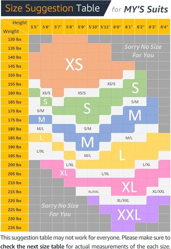 MY'S Men's 3 Piece Slim Fit Suit, One Button Jacket Blazer Vest Pants Set and Tie in Kuwait