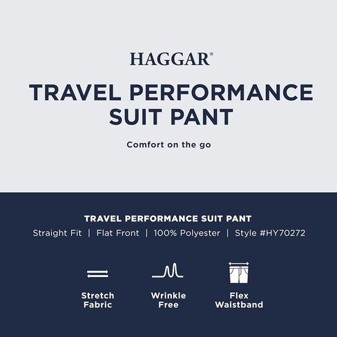 Haggar Men's Travel Performance Tailored Fit Suit Separates-Pants & Jackets in Saudi Arabia