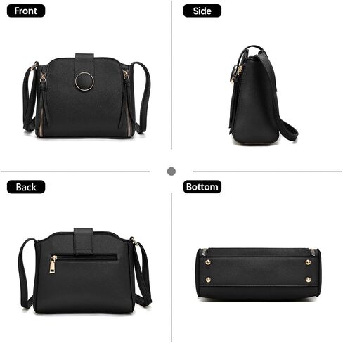 LA TERRE Lightweight Medium Crossbody Bag, Crossbody Purse Shoulder Bag for Women with Adjustable Strap in Kuwait