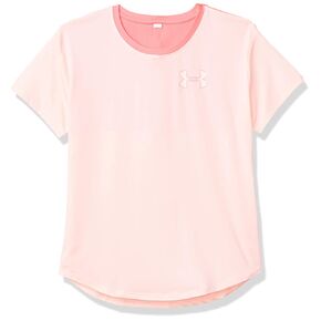 تي شيرت بأكمام قصيرة للفتيات Heatgear Armour من Under Armour in Saudi Arabia