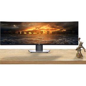 Dell U4919DW UltraSharp 49-inch LED Backlit Curved Gaming Monitor with IPS, Vesa Compatible, Anti-Glare, Tilt, Swivel (HDMI, USB 3.0, USB-C, DisplayPort) in Kuwait