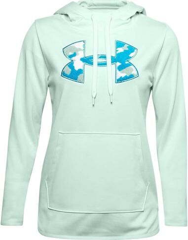 Under Armour Women's Fleece Big Logo Camo/Shine Hoodie in Saudi Arabia