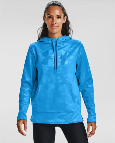 Under Armour Women's Fleece Big Logo Camo/Shine Hoodie in Saudi Arabia