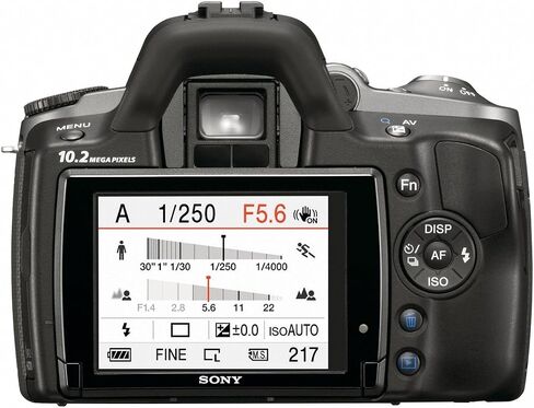 Sony Alpha A330L 10.2 MP Digital SLR Camera with Super SteadyShot INSIDE Image Stabilization and 18-55mm Lens in Saudi Arabia