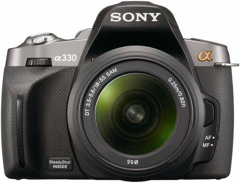 Sony Alpha A330L 10.2 MP Digital SLR Camera with Super SteadyShot INSIDE Image Stabilization and 18-55mm Lens in Saudi Arabia