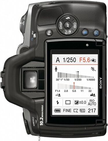 Sony Alpha A330L 10.2 MP Digital SLR Camera with Super SteadyShot INSIDE Image Stabilization and 18-55mm Lens in Saudi Arabia