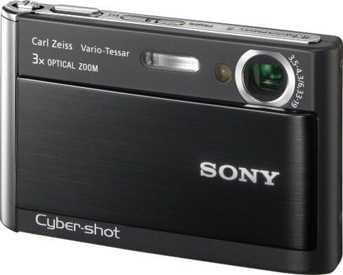 Sony Cybershot DSC-T70 8.1MP Digital Camera with 3x Optical Zoom with Super Steady Shot Image Stabilization (Black) in Saudi Arabia