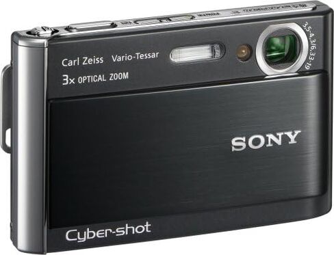 Sony Cybershot DSC-T70 8.1MP Digital Camera with 3x Optical Zoom with Super Steady Shot Image Stabilization (Black) in Saudi Arabia