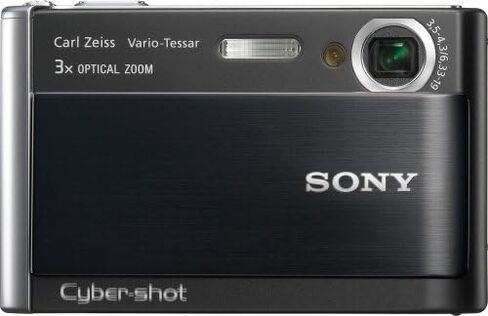 Sony Cybershot DSC-T70 8.1MP Digital Camera with 3x Optical Zoom with Super Steady Shot Image Stabilization (Black) in Saudi Arabia