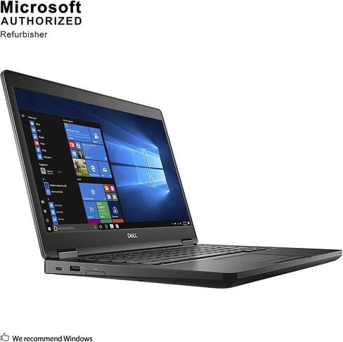 Dell Latitude 5490 14" Business Laptop, Intel Core i7-8650U 1.9GHZ, 16G DDR4, 1T SSD, VGA, HDMI, Windows 10 Pro 64 Bit-Multi-Language Supports English/Spanish/French(Renewed) in Kuwait
