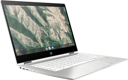 HP Chromebook x360-14" HD Touch - Pentium Silver N5000-4GB - 64GB eMMC - Silver White in Saudi Arabia