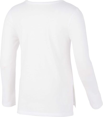 adidas Girls' Long Sleeve Side Vent Tee T-Shirt in Saudi Arabia
