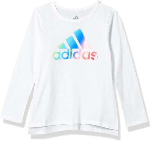 adidas Girls' Long Sleeve Side Vent Tee T-Shirt in Saudi Arabia