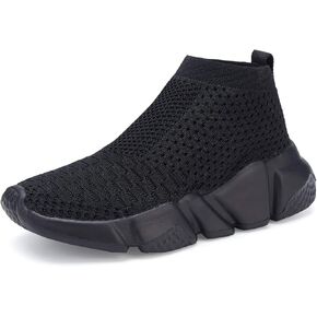 CHUI Boys Fashion Sneakers Girls Sock Shoes High Top Kids Slip-On Shoes… in Saudi Arabia