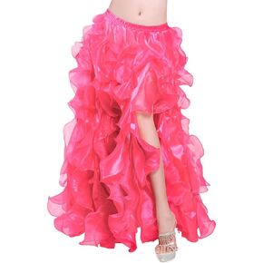 ROYAL SMEELA Women Maxi Tulle Floor Length Curl Layered High Waist Spectial Occasion Skirt Dance Skirts