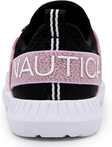 Nautica Kids Girls Metallic Fashion Sneaker Lace-Up Athletic Running Shoe I kappil I (Big Kid - Little Kid - Toddler) in Kuwait