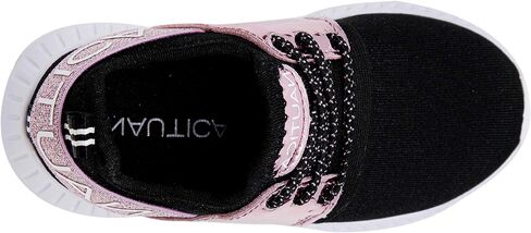 Nautica Kids Girls Metallic Fashion Sneaker Lace-Up Athletic Running Shoe I kappil I (Big Kid - Little Kid - Toddler) in Kuwait